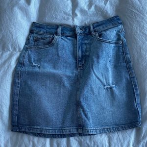 Denim mini skirt - garage